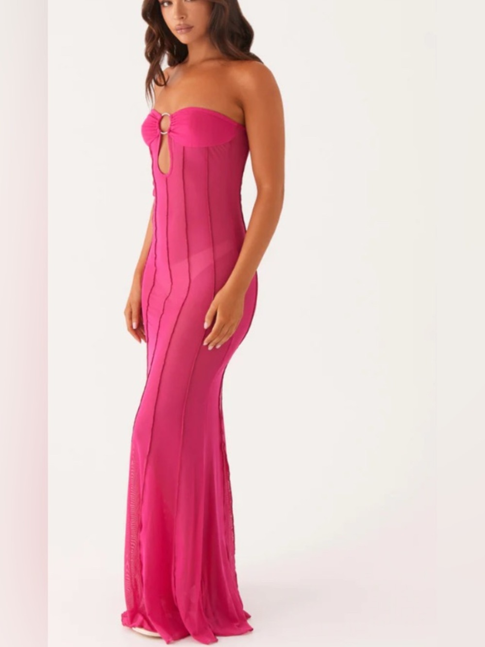 Peppermayo Kennedy maxi dress fuchsia Size 14